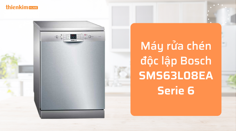 Hình ảnh Máy rửa chén độc lập Bosch SMS63L08EA Serie 6